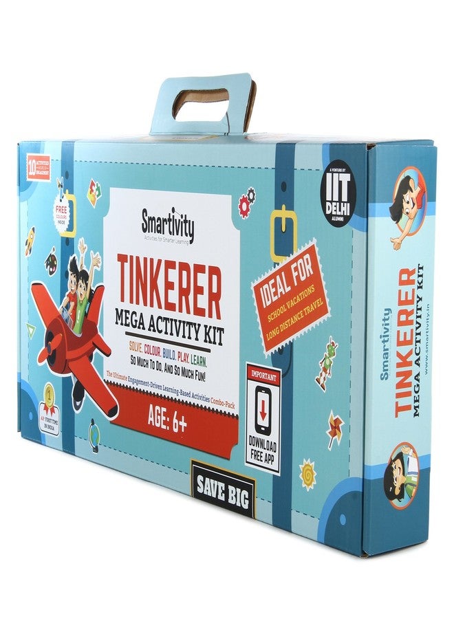 سمارتيفيتي مجموعة أنشطة سمارتيفيتي الضخمة - لعبة تعليمية وتفاعلية، تتضمن مهارات البناء والتشييد، ومشاريع يدوية، وألعاب تعليمية وتدريبية. - Image 1